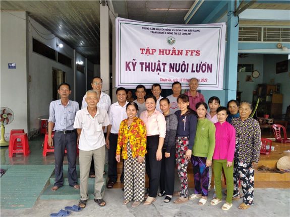 Khai giảng tập huấn FFS tại phường Thuận An, thị xã Long Mỹ