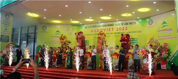 Ảnh: Lễ khai mạc Hội chợ Triển lãm Nông nghiệp Quốc tế lần thứ 23 - AgroViet 2023 tại Tp. Hà Nội